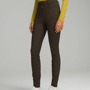 Lululemon City Sleek Slim-Fit High Rise HR Pant Dark Olive Size 30